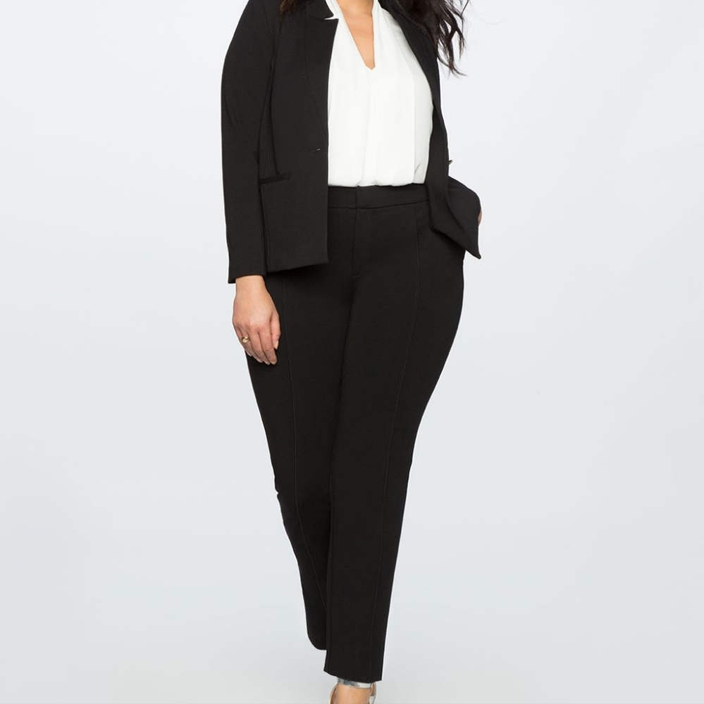 Eloquii The Ultimate Suit Pintuck Pant